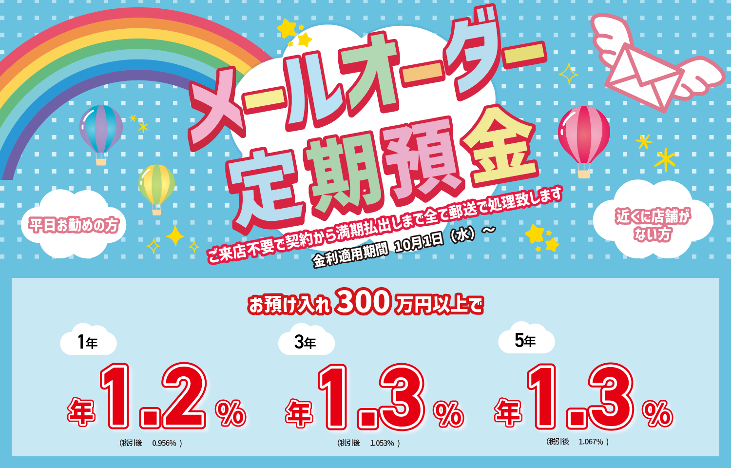 かけはし支店メールオーダー定期